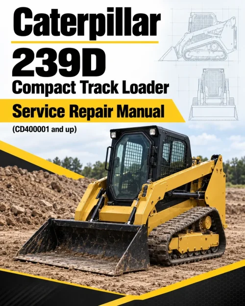 Caterpillar CAT 239D Compact Track Loader Service Repair Manual (CD400001 and up) Caterpillar CAT 239D Compact Track Loader Service Repair Manual (CD400001 and up)
