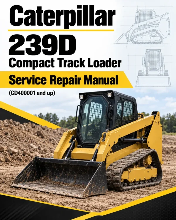 Caterpillar CAT 239D Compact Track Loader Service Repair Manual (CD400001 and up)