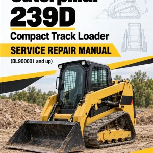 Caterpillar CAT 239D Compact Track Loader Service Repair Manual (BL900001 and up)