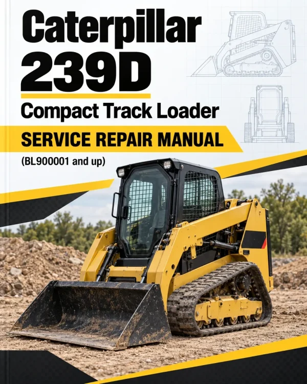 Caterpillar CAT 239D Compact Track Loader Service Repair Manual (BL900001 and up) Caterpillar CAT 239D Compact Track Loader Service Repair Manual (BL900001 and up)