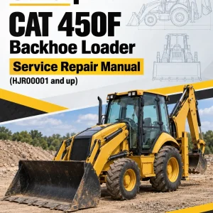 Caterpillar CAT 450F Backhoe Loader Service Repair Manual (HJR00001 and up)