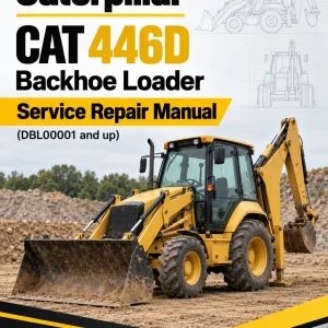 Caterpillar CAT 446D Backhoe Loader Service Repair Manual (DBL00001 and up)