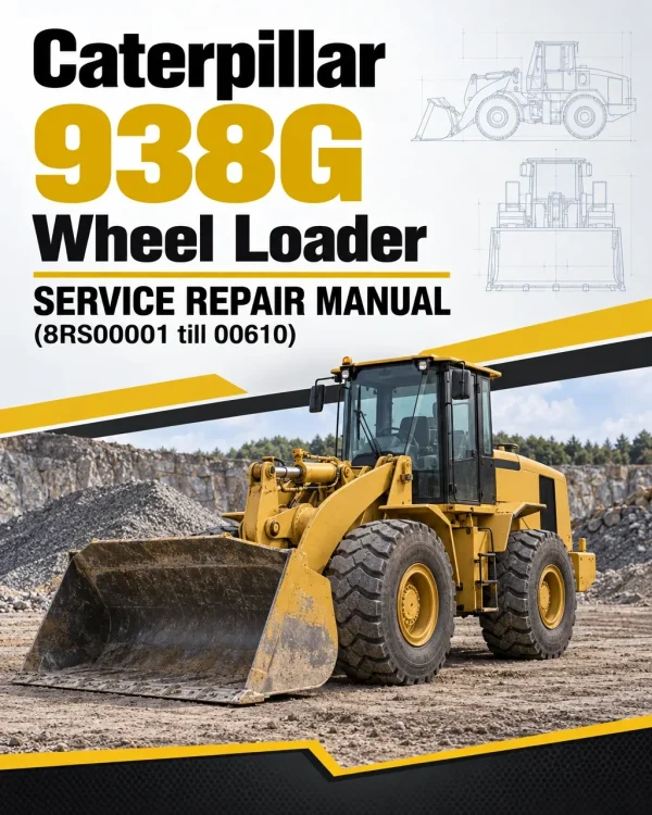 Caterpillar CAT 938G Wheel Loader Service Repair Manual (8RS00001 till 00610) Caterpillar CAT 938G Wheel Loader Service Repair Manual (8RS00001 till 00610)