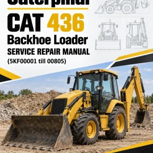 Caterpillar CAT 436 Backhoe Loader Service Repair Manual (5KF00001 till 00805)