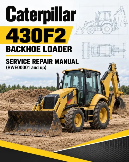 Caterpillar CAT 430F2 Backhoe Loader Service Repair Manual (HWE00001 and up)