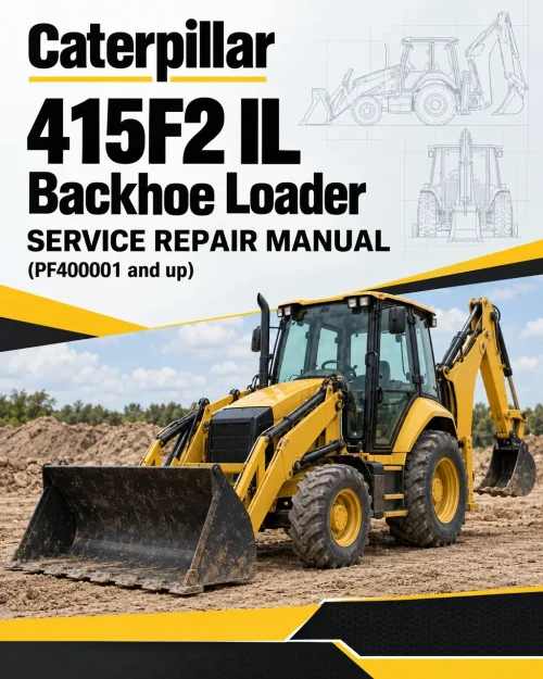 Caterpillar CAT 415F2 IL Backhoe Loader Service Repair Manual (PF400001 and up)