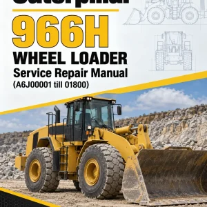Caterpillar CAT 966H Wheel Loader Service Repair Manual (A6J00001 till 01800)