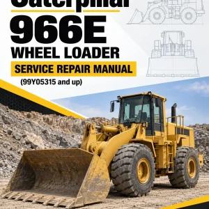 Caterpillar CAT 966E Wheel Loader Service Repair Manual (99Y05315 and up)