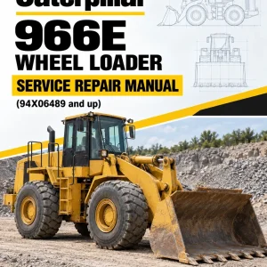 Caterpillar CAT 966E Wheel Loader Service Repair Manual (94X06489 and up)