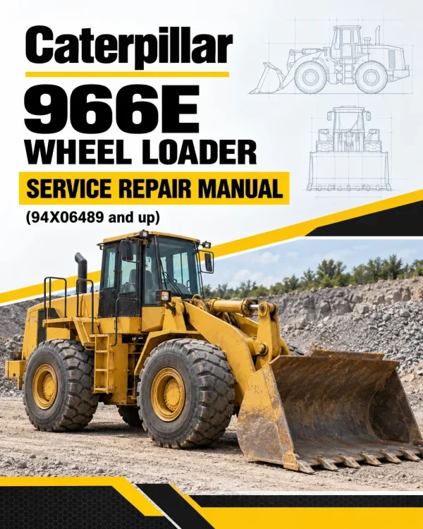 Caterpillar CAT 966E Wheel Loader Service Repair Manual (94X06489 and up) Caterpillar CAT 966E Wheel Loader Service Repair Manual (94X06489 and up)