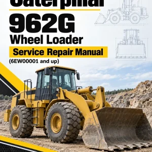 Caterpillar CAT 962G Wheel Loader Service Repair Manual (6EW00001 and up)