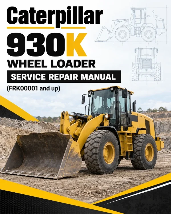 Caterpillar CAT 930K Wheel Loader Service Repair Manual (FRK00001 and up) Caterpillar CAT 930K Wheel Loader Service Repair Manual (FRK00001 and up)