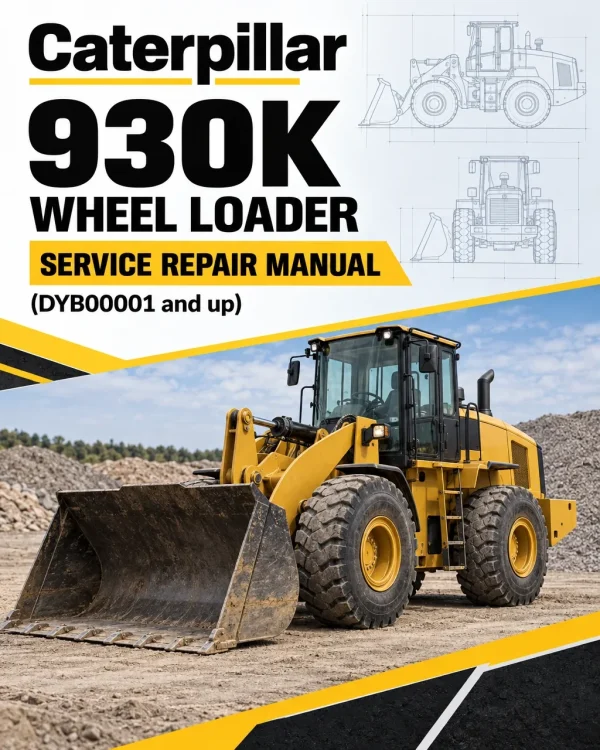 Caterpillar CAT 930K Wheel Loader Service Repair Manual (DYB00001 and up)