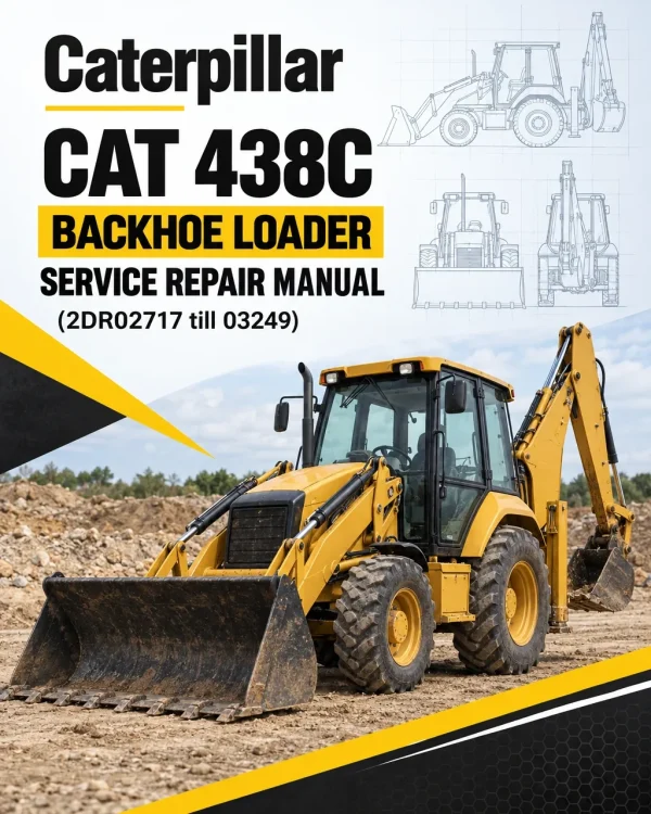 Caterpillar CAT 438C Backhoe Loader Service Repair Manual (2DR02717 till 03249)