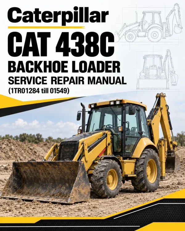 Caterpillar CAT 438C Backhoe Loader Service Repair Manual (1TR01284 till 01549)