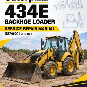 Caterpillar CAT 434E Backhoe Loader Service Repair Manual (SEF00001 and up) Caterpillar CAT 434E Backhoe Loader Service Repair Manual (SEF00001 and up)
