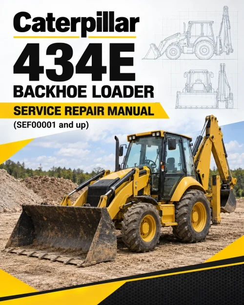 Caterpillar CAT 434E Backhoe Loader Service Repair Manual (SEF00001 and up) Caterpillar CAT 434E Backhoe Loader Service Repair Manual (SEF00001 and up)