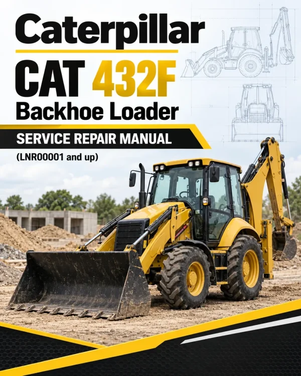 Caterpillar CAT 432F Backhoe Loader Service Repair Manual (LNR00001 and up)