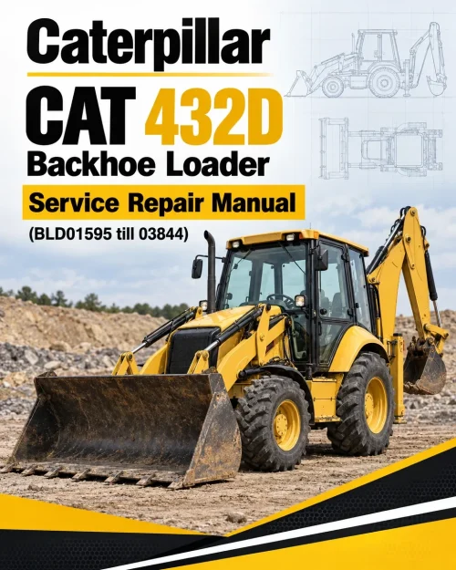 Caterpillar CAT 432D Backhoe Loader Service Repair Manual (BLD01595 till 03844) Caterpillar CAT 432D Backhoe Loader Service Repair Manual (BLD01595 till 03844)