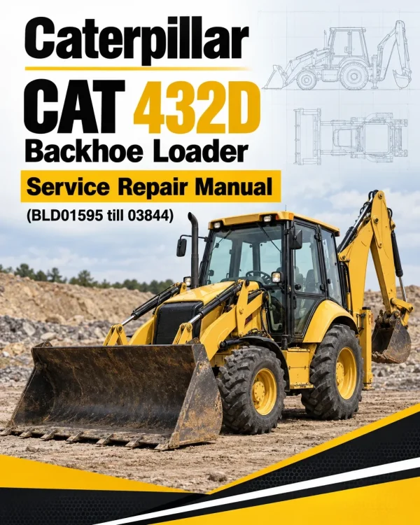 Caterpillar CAT 432D Backhoe Loader Service Repair Manual (BLD01595 till 03844) Caterpillar CAT 432D Backhoe Loader Service Repair Manual (BLD01595 till 03844)