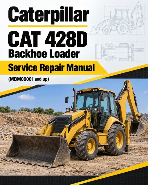 Caterpillar CAT 428D Backhoe Loader Service Repair Manual (MBM00001 and up) Caterpillar CAT 428D Backhoe Loader Service Repair Manual (MBM00001 and up)