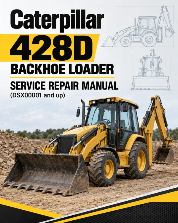Caterpillar CAT 428D Backhoe Loader Service Repair Manual (DSX00001 and up) Caterpillar CAT 428D Backhoe Loader Service Repair Manual (DSX00001 and up)