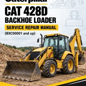 Caterpillar CAT 428D Backhoe Loader Service Repair Manual (BXC00001 and up)
