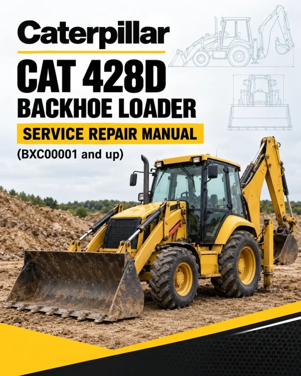 Caterpillar CAT 428D Backhoe Loader Service Repair Manual (BXC00001 and up) Caterpillar CAT 428D Backhoe Loader Service Repair Manual (BXC00001 and up)
