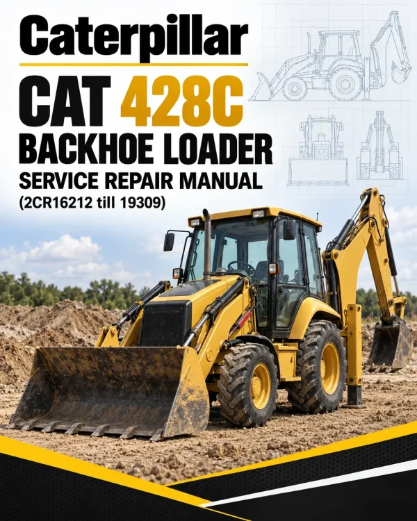 Caterpillar CAT 428C Backhoe Loader Service Repair Manual (2CR16212 till 19309) Caterpillar CAT 428C Backhoe Loader Service Repair Manual (2CR16212 till 19309)