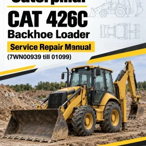 Caterpillar CAT 426C Backhoe Loader Service Repair Manual (7WN00939 till 01099)