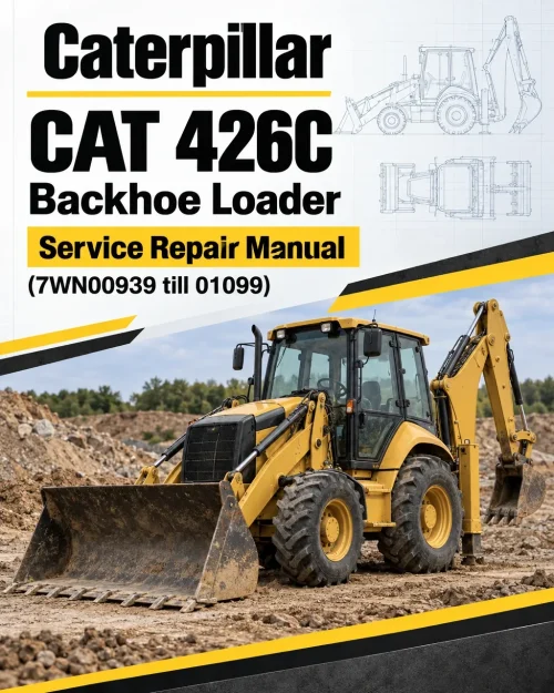 Caterpillar CAT 426C Backhoe Loader Service Repair Manual (7WN00939 till 01099)