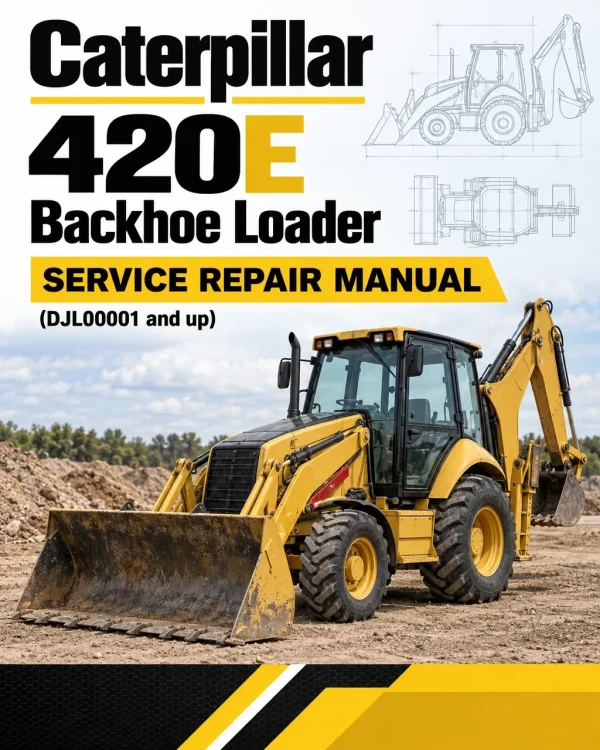 Caterpillar CAT 420E Backhoe Loader Service Repair Manual (DJL00001 and up) Caterpillar CAT 420E Backhoe Loader Service Repair Manual (DJL00001 and up)
