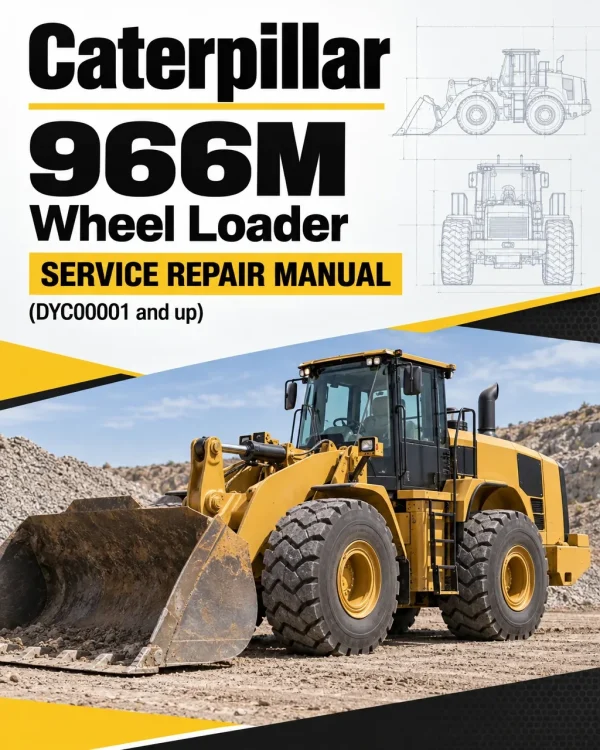Caterpillar CAT 966M Wheel Loader Service Repair Manual (DYC00001 and up)