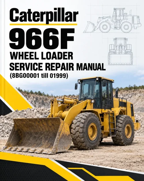 Caterpillar CAT 966F Wheel Loader Service Repair Manual (8BG00001 till 01999) Caterpillar CAT 966F Wheel Loader Service Repair Manual (8BG00001 till 01999)