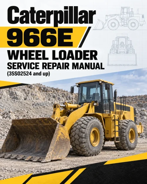 Caterpillar CAT 966E Wheel Loader Service Repair Manual (35S02524 and up) Caterpillar CAT 966E Wheel Loader Service Repair Manual (35S02524 and up)