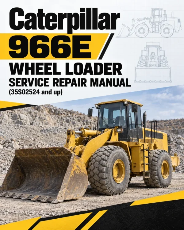 Caterpillar CAT 966E Wheel Loader Service Repair Manual (35S02524 and up) Caterpillar CAT 966E Wheel Loader Service Repair Manual (35S02524 and up)