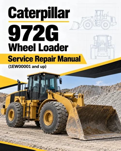 Caterpillar CAT 972G Wheel Loader Service Repair Manual (1EW00001 and up)