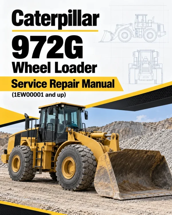 Caterpillar CAT 972G Wheel Loader Service Repair Manual (1EW00001 and up)