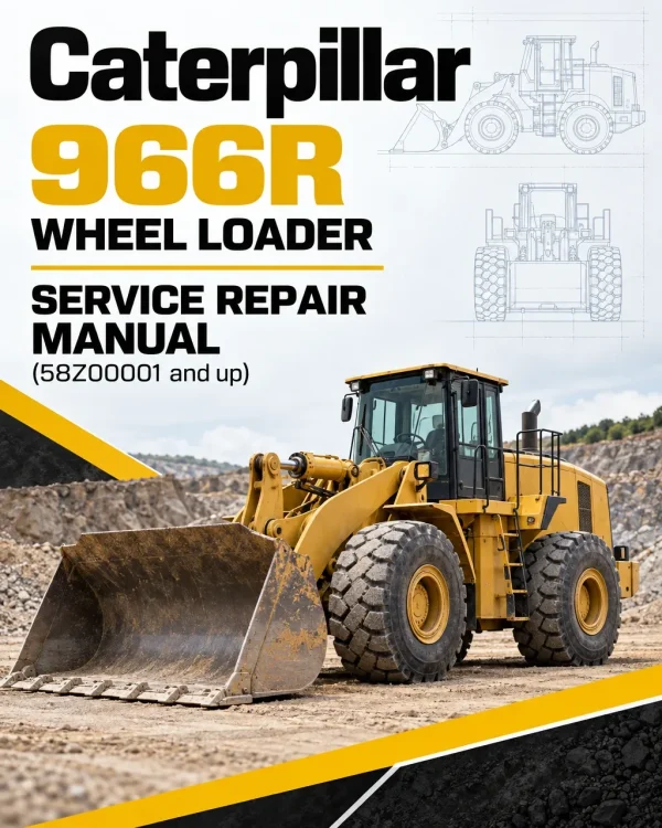Caterpillar CAT 966R Wheel Loader Service Repair Manual (58Z00001 and up) Caterpillar CAT 966R Wheel Loader Service Repair Manual (58Z00001 and up)