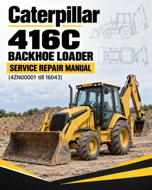 Caterpillar CAT 416C Backhoe Loader Service Repair Manual (4ZN00001 till 16043) Caterpillar CAT 416C Backhoe Loader Service Repair Manual (4ZN00001 till 16043)