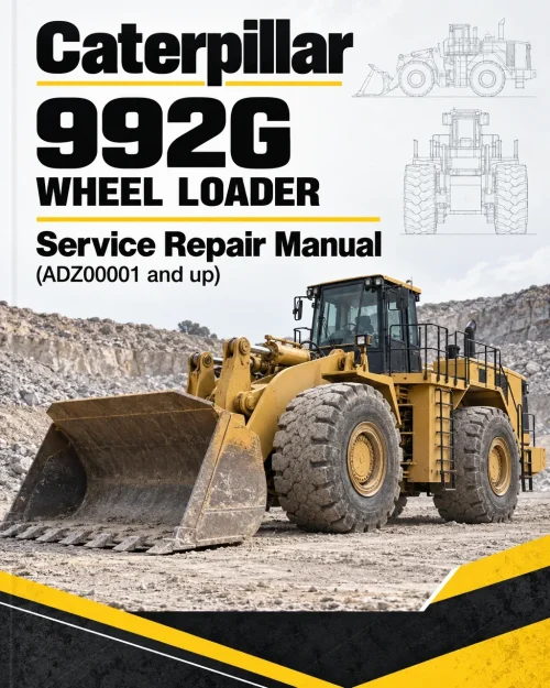 Caterpillar CAT 992G Wheel Loader Service Repair Manual (ADZ00001 and up)