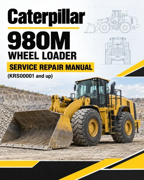 Caterpillar CAT 980M Wheel Loader Service Repair Manual (KRS00001 and up)