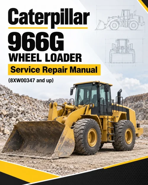 Caterpillar CAT 966G Wheel Loader Service Repair Manual (8XW00347 and up)