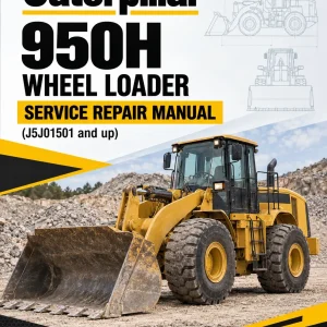 Caterpillar CAT 950H Wheel Loader Service Repair Manual (J5J01501 and up)