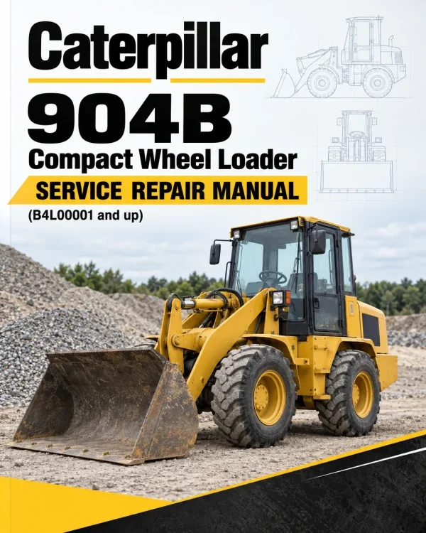 Caterpillar CAT 904B Compact Wheel Loader Service Repair Manual (B4L00001 and up)