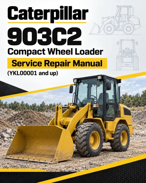 Caterpillar CAT 903C2 Compact Wheel Loader Service Repair Manual (YKL00001 and up)