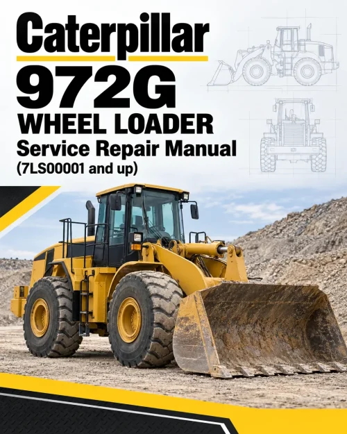 Caterpillar CAT 972G Wheel Loader Service Repair Manual (7LS00001 and up)