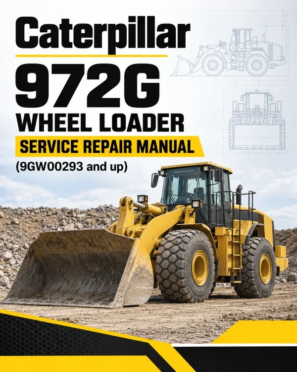 Caterpillar CAT 972G Wheel Loader Service Repair Manual (9GW00293 and up)