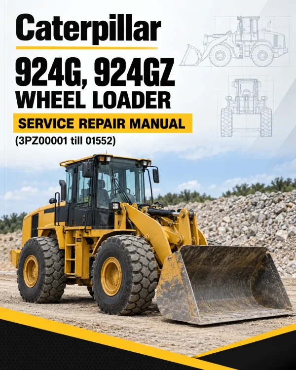 Caterpillar CAT 924G, 924GZ Wheel Loader Service Repair Manual (3PZ00001 till 01552) Caterpillar CAT 924G, 924GZ Wheel Loader Service Repair Manual (3PZ00001 till 01552)