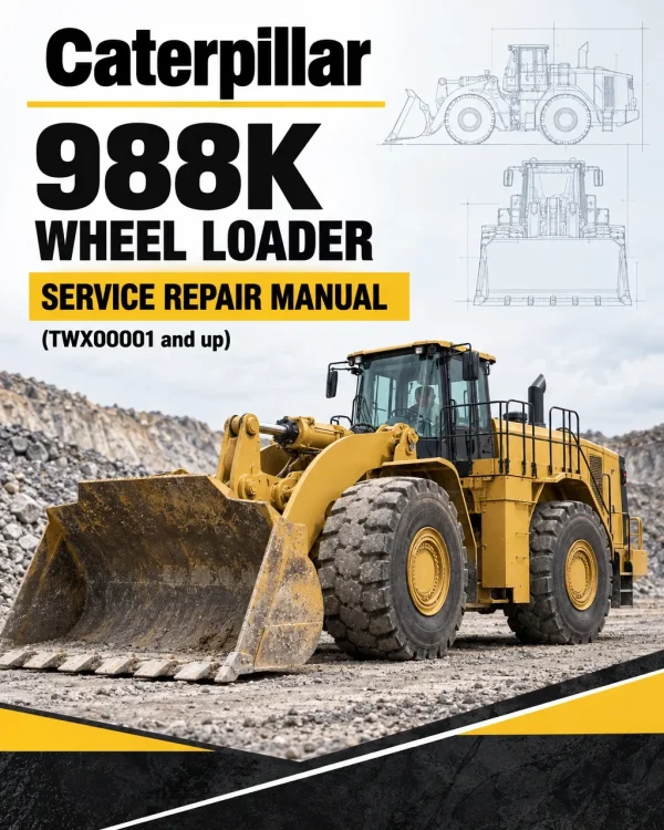Caterpillar CAT 988K Wheel Loader Service Repair Manual (TWX00001 and up)